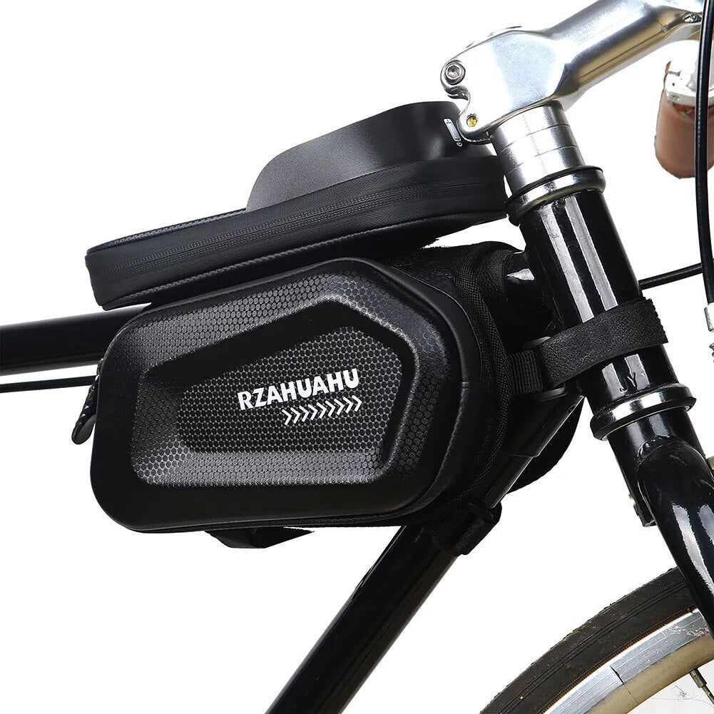 Bike frame bag with phone holder - Scotoo